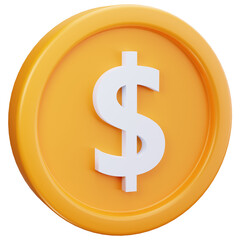 Golden Dollar Coin Money