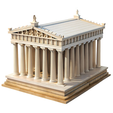 Architectural Model Greek Temple Replica