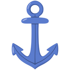 Hand drawn anchor cartoon illustration  © GOOKKIK