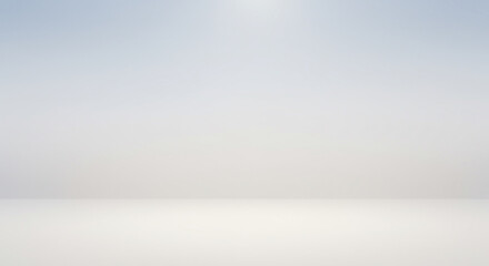 Clean and modern empty studio space with a seamless white infinity background for product placement.