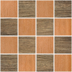 Fototapeta premium Geometric mosaic seamless wood texture pattern colorful Design traditional background.