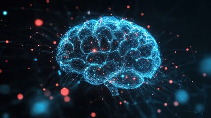 Abstract representation of a brain