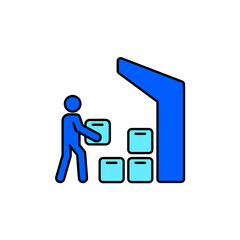 Icon a storing, isolated against a clean background.
