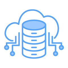 Cloud Database Icon