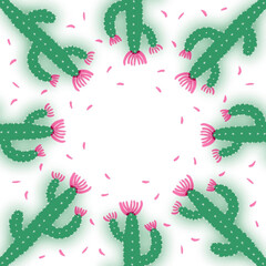 cactus tree pattern for illustration or bakcground. Made in eps
