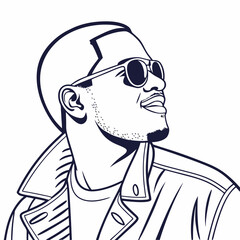 man with sunglasses