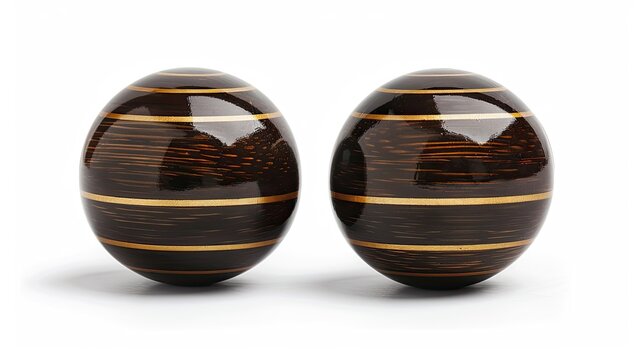 Baoding balls: Close-up of traditional chinese stress relief therapy tool