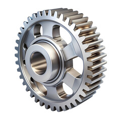 Precision Engineered A Detailed Render of a Spur Gear with Needle Roller Bearing