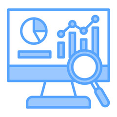 Fototapeta premium Monitoring Icon