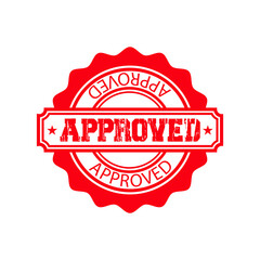 label, illustration, red, vector, design, sign, symbol, contract, horizontal, sticker, badge, business, rubber stamp, text, concept, white background, background, endorsing, agreement, approval, docum