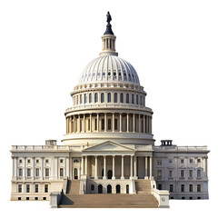 United States Capitol Building A Frontal View