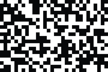 A black and white QR code vector illustration, created precisely for efficient digital scanning, supports seamless access to online data and enhances user interaction with modern systems.

