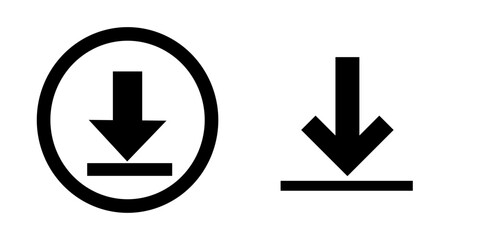 Fototapeta premium Download sign vector ready to use for web, application, etc. Vector illustration of download symbol.