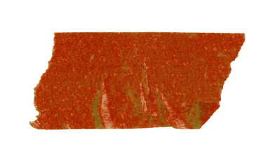red sticker paper tape washi tape high quality isolated	

