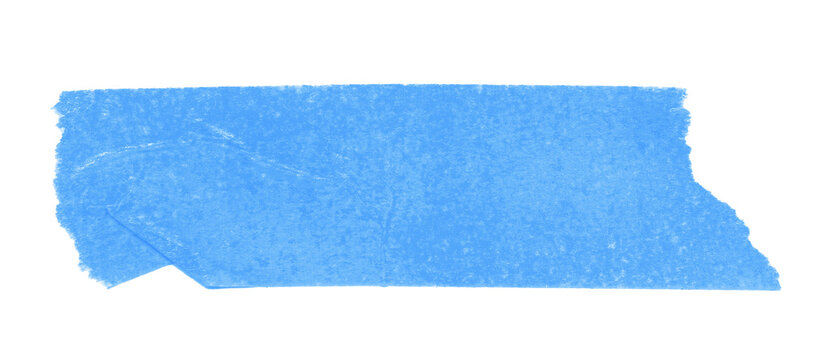 baby blue sticker paper tape washi tape high quality isolated	
