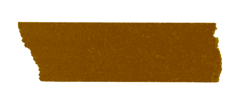 brown sticker paper tape washi tape high quality isolated	
