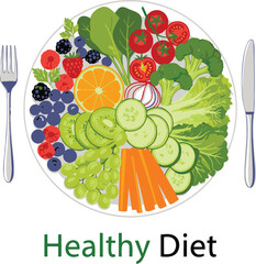 Fresh, healthy fruit and vegetable vector logo illustrations for food design cards and menus white background EPS file download.
