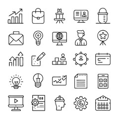 business and finance icons