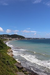 Along the coast of western Miura Peninsula in the 
