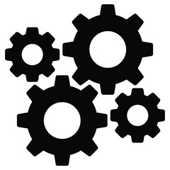 gears icon for collaboration, teamwork, and processes