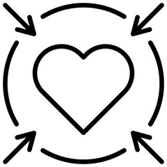 Obraz premium Purpose Alignment Icon