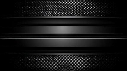 Abstract Technology Vector Template with Diagonal Lines on Black Background for Banner or Poster Presentation