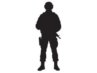 ARMY SOLDIER SILHOUETTE
