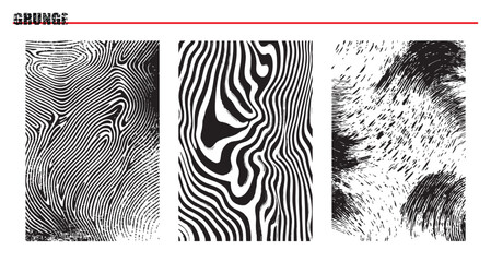 Set of grunge textures