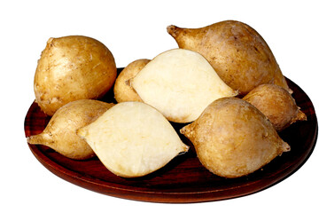 Mexican turnip or jicama or yam bean