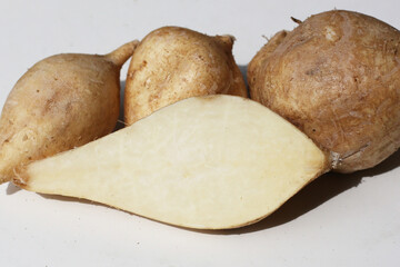 Mexican turnip or jicama or yam bean
