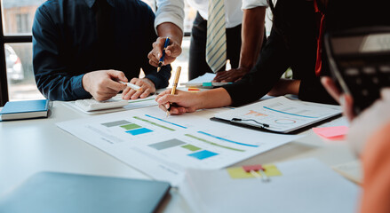 The financiers are calculating personal taxes for their customers.