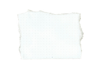Obraz premium Ripped Paper note memo dotted vintage scrapbook high quality isolated 