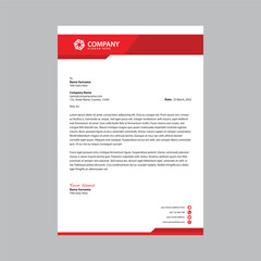 Professional and modern corporate letterhead design
