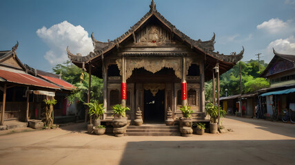 Fototapeta premium Temple in Chiang Mai