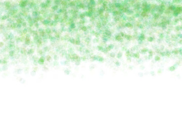 Pastel green bokeh lights on a light background, creating a soft, blurry, and ethereal texture.

