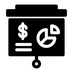 Financial Data Presentation Icon