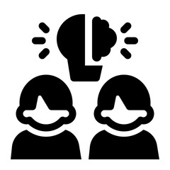 Teamwork Idea Partnership Icon