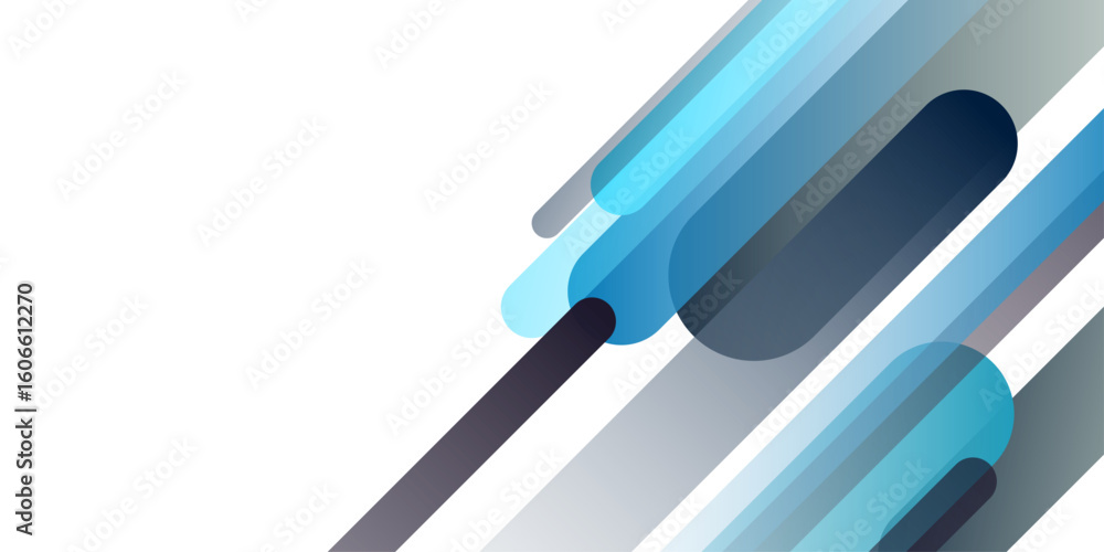 Poster dynamic abstract design featuring vibrant lines on a sleek background. straight lines and round tail
