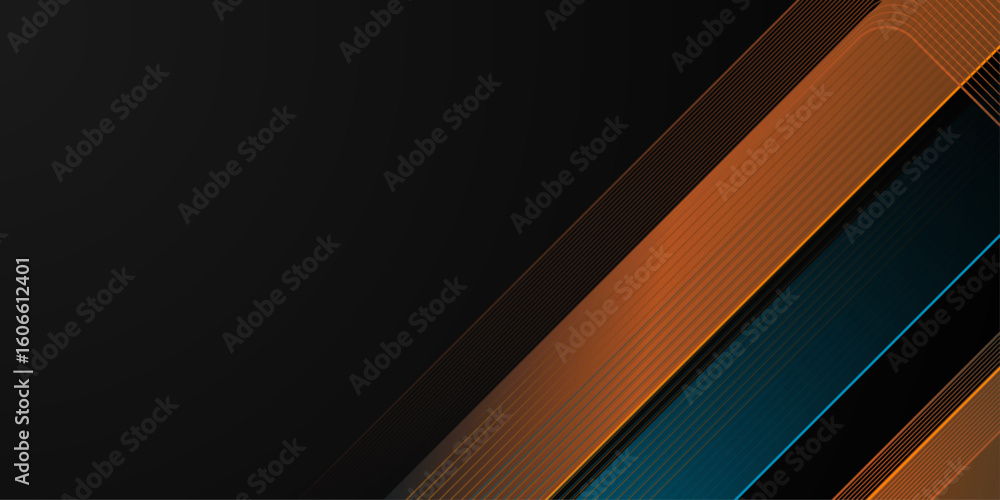 Poster dynamic abstract design featuring vibrant lines on a sleek background. straight lines and round tail