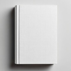 Blank white book, top view (1)