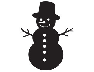 SNOWMAN SILHOUETTE