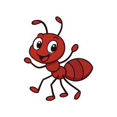 Cartoon ant vector illustration