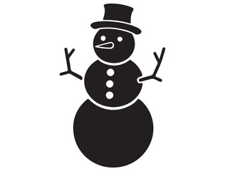 SNOWMAN SILHOUETTE