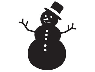 SNOWMAN SILHOUETTE