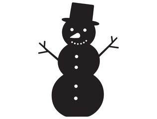 SNOWMAN SILHOUETTE