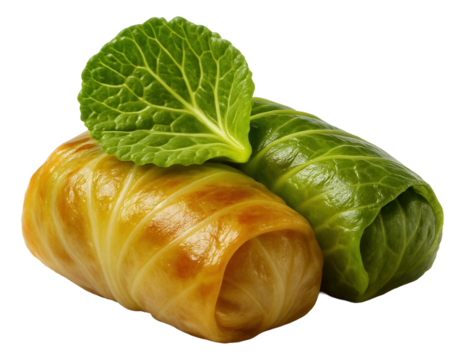 A plate of cherry vareniki with a drizzle of melted butter and a sprinkle of powdered sugar