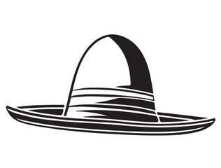 SOMBRERO HAT SILHOUETTE 