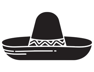 SOMBRERO HAT SILHOUETTE 