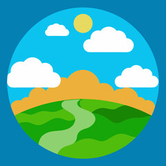 Obraz premium a breath of cloud and earth