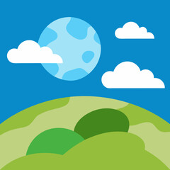 Obraz premium a breath of cloud and earth